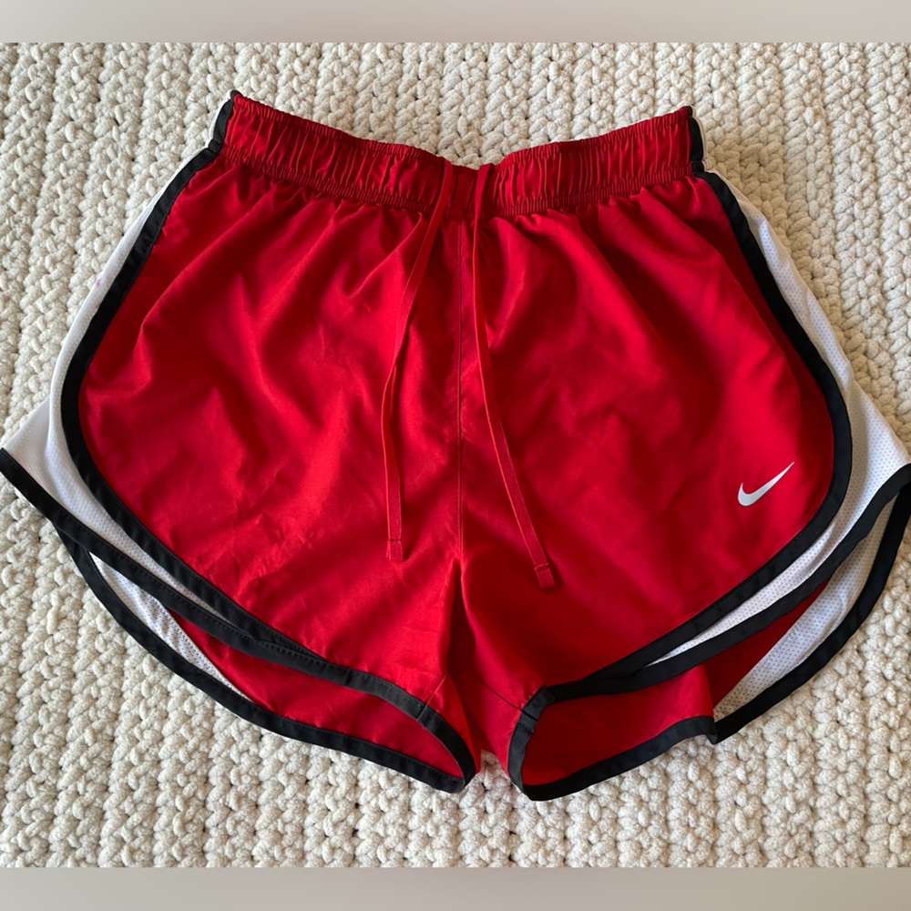 Red Nike Dri-Fit Shorts